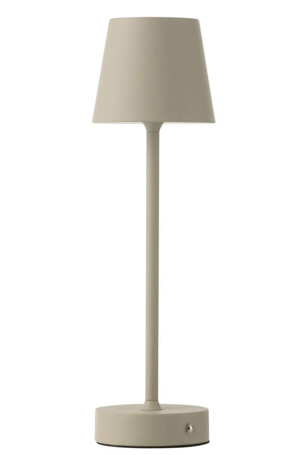 TABLE LAMP GOA METAL TAUPE