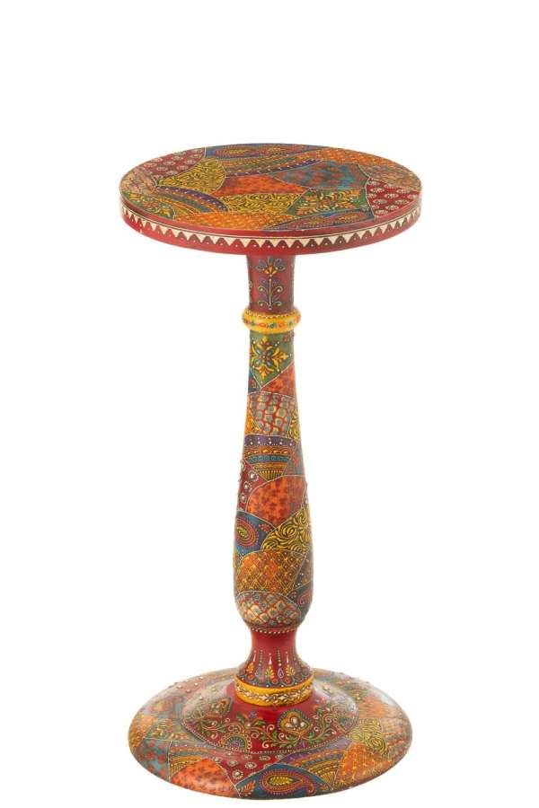 SIDE TABLE DELHI MANGO WOOD MIX