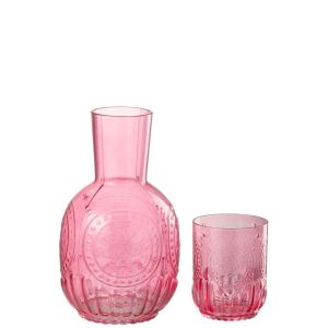 CARAFE+GLASS MAYA GLASS FUSHIA