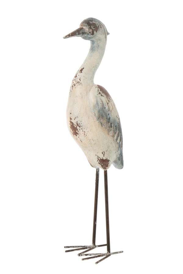 BIRD ANTIQUE OUTDOOR MAGNESIUM BLUE/WHITE LARGE