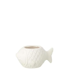 FLOWERPOT FISH OUTDOOR MAGNESIUM WHITE