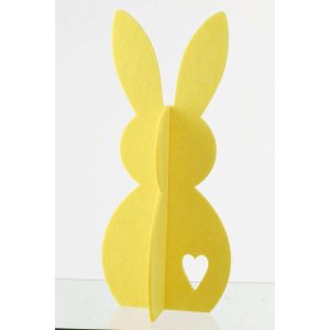RABBIT FELT YELLOW LARGE
