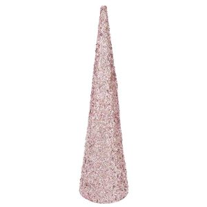 CONE SEQUINS FOAM LIGHT PINK LARGE