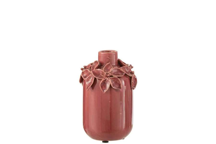 VASE FLOWER CERAMIC PINK