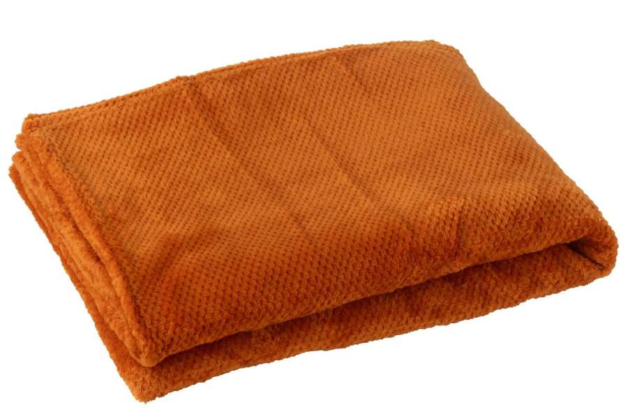 BLANKET SNUGGLE POLYESTER ORANGE