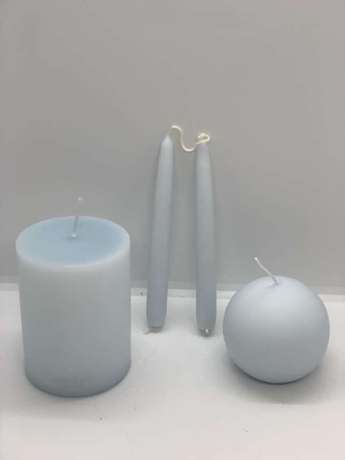 Kubbelys -63 Sart blå- 6x7cm