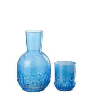 CARAFE+GLASS MAYA GLASS BLUE