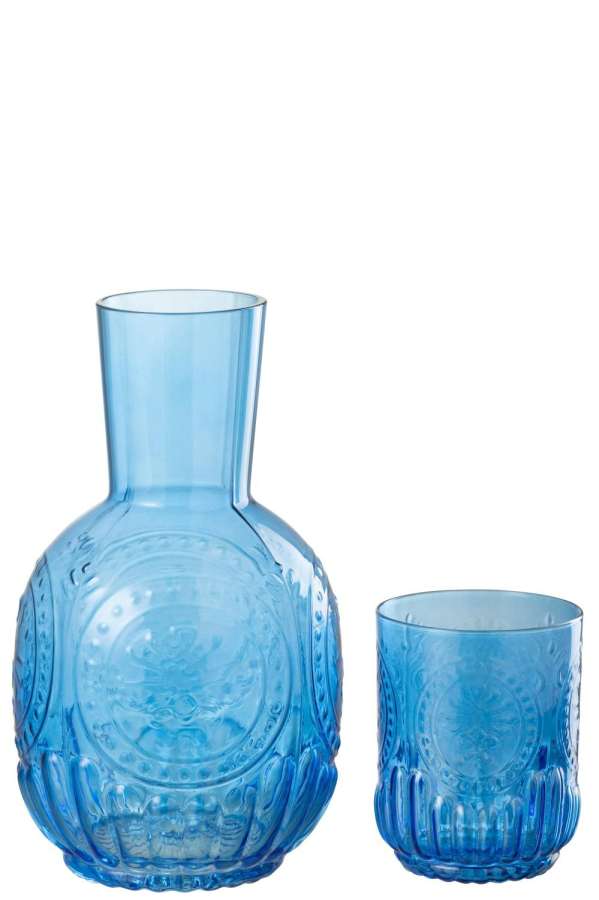 CARAFE+GLASS MAYA GLASS BLUE