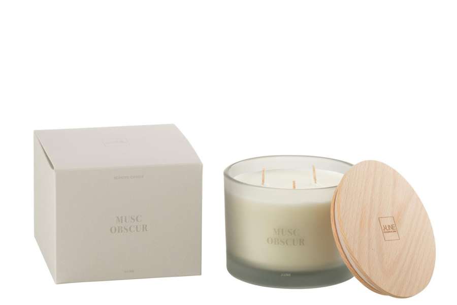 SCENTED CANDLE ACCORDS ESSENTIELS MUSC OBSCUR-28H
