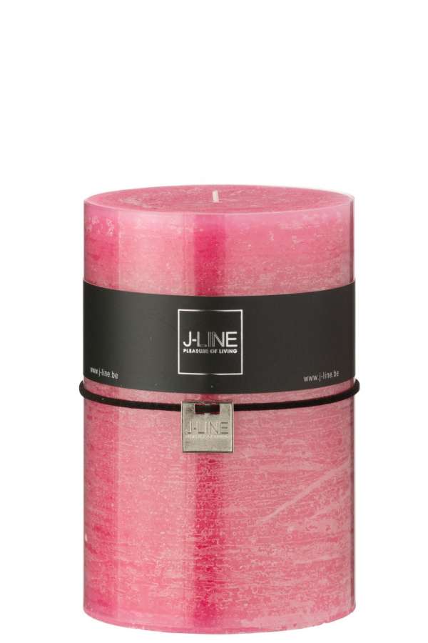 CYLINDER CANDLE PINK EXTRA LARGE 95H