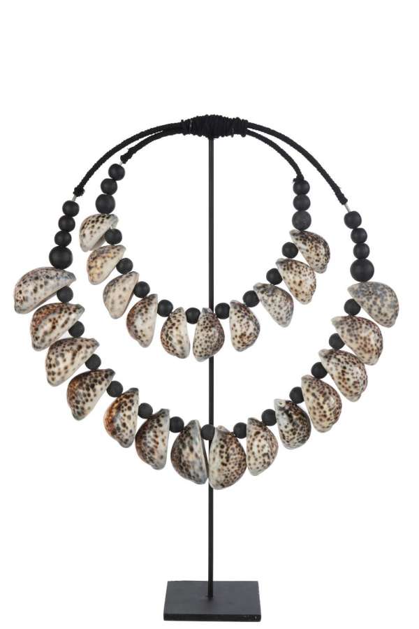 DECORATION ON STAND SHELL BLACK