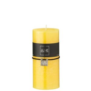 CYLINDER CANDLE YELLOW LARGE 52H