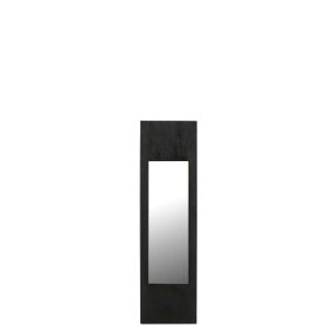 WALL MIRROR MANGO WOOD BLACK SMALL