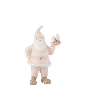 SANTA CAKE RESIN WHITE/PINK