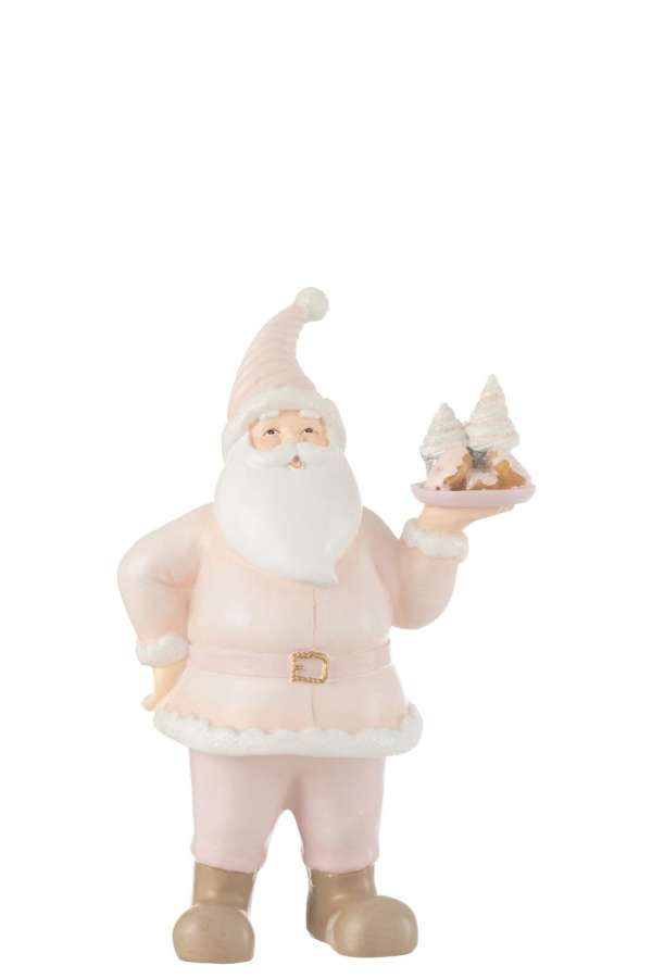 SANTA CAKE RESIN WHITE/PINK