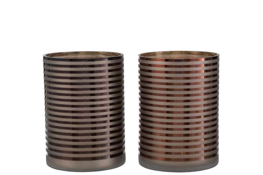 HURRICANE STRIPES GLASS BR LARGE ASSORTMENT OF 2