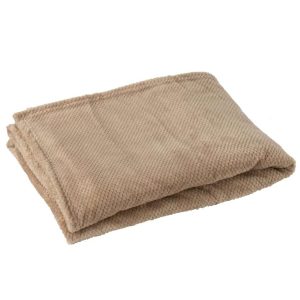 BLANKET SNUGGLE POLYESTER BEIGE