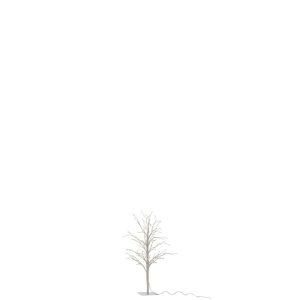 TREE BARE+LED METAL WHITE SMALL