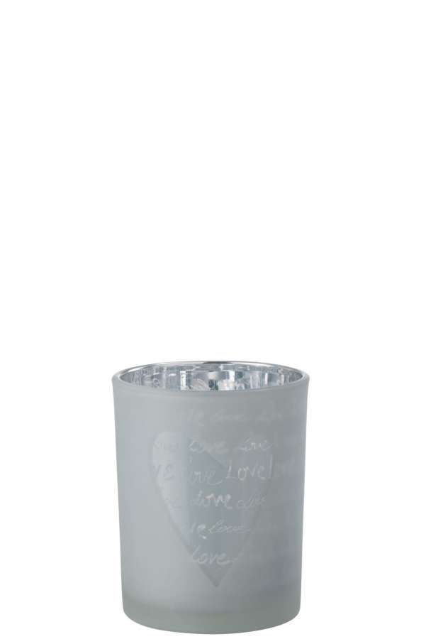 HURRICANE LOVE GLASS WHITE MEDIUM