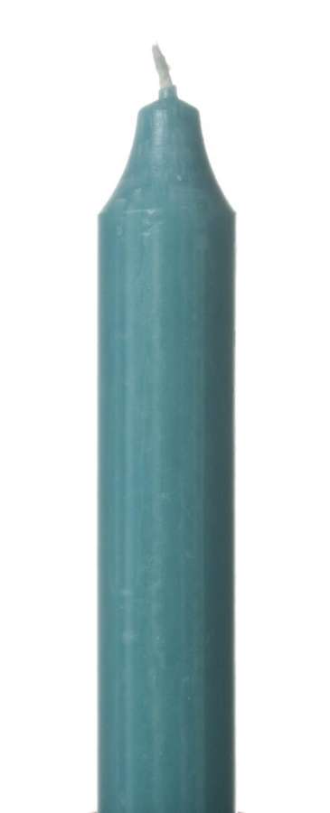 Kronelys Rustikk 2,2X30Cm 33 Turkis