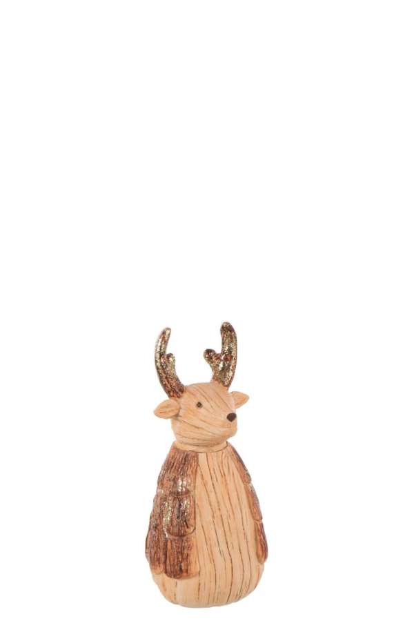 REINDEER WOOD IMITATION POLYRESIN CAMEL SMALL