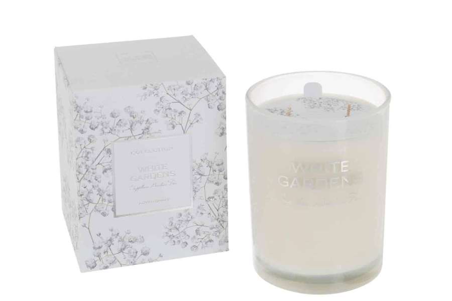 SCENTED CANDLE WHITE GARDENS WHITE LARGE-70U