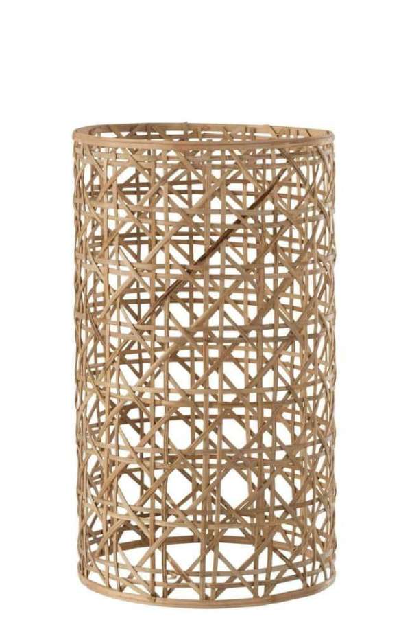 HURRICANE CANDICE GLASS/REED NATURAL LARGE