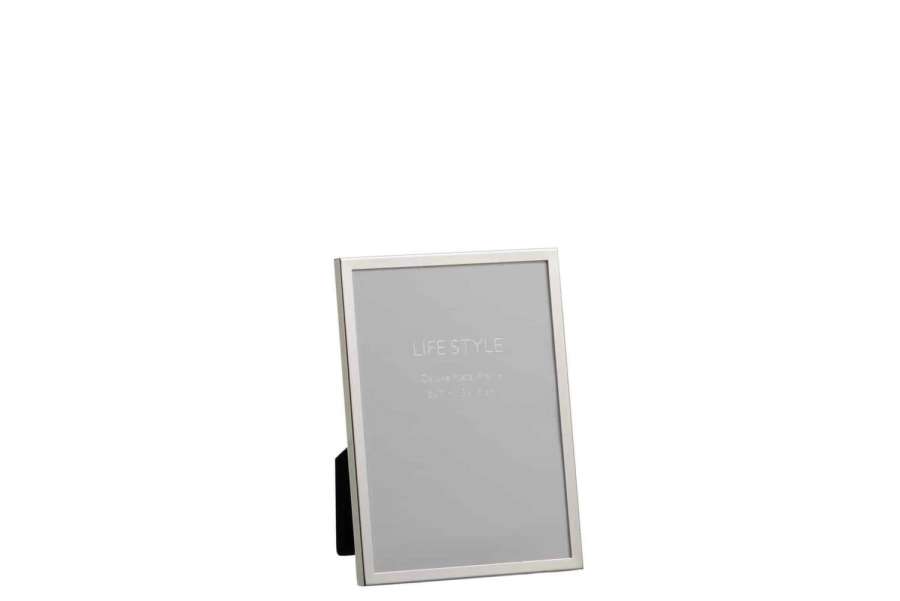 PHOTO FRAME FINE BORDER 13X18 METAL SILVER MEDIUM