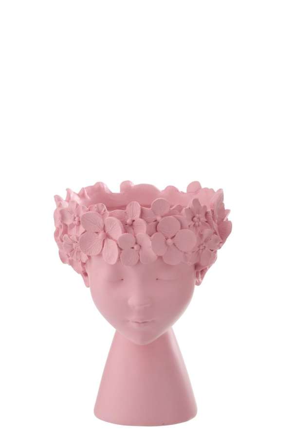 FLOWERPOT HEAD LIMEPOWDER LIGHT PINK SMALL