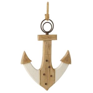 ANCHOR PAULOWNIA WOOD NATURAL/WHITE LARGE