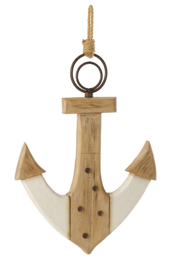 ANCHOR PAULOWNIA WOOD NATURAL/WHITE LARGE