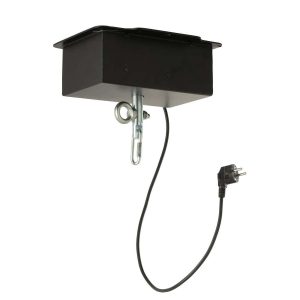 ROTATING BASE BALL MONITOR STEEL BLACK
