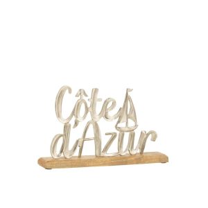 CÔTE D'AZUR ON BASE ALUMINIUM SILVER
