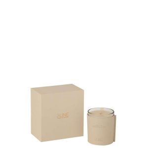 SCENTED CANDLE LEATHER BEI-36HOURS