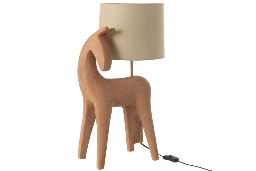 TABLE LAMP HORSE MODERN RESIN TERRA