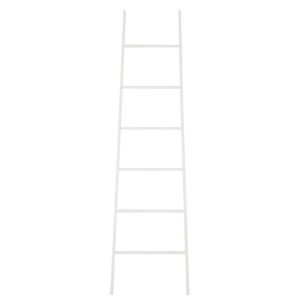 LADDER 6 STEPS METAL WHITE