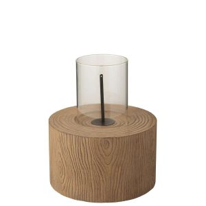 FIRE PIT ROUND TRUNK MAGNESIUM GREIGE