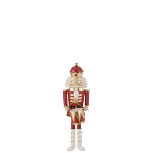 NUTCRACKER DRUM IRON RED/GOLD MEDIUM