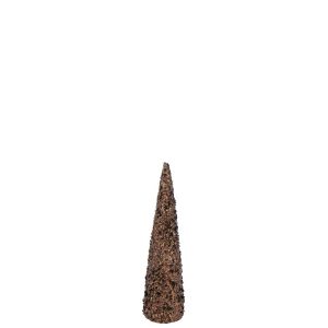 CONE SEQUINS FOAM DARK BROWN MEDIUM