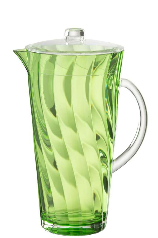 PITCHER WAVE PLASTIC DARK GREEN
