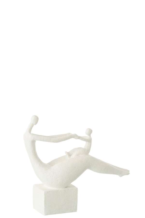 MUM+KID ON KNEES RESIN MATT WHITE