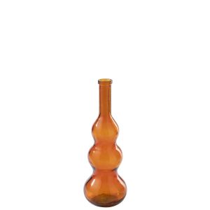 FLOOR VASE  GLASS DARK ORANGE