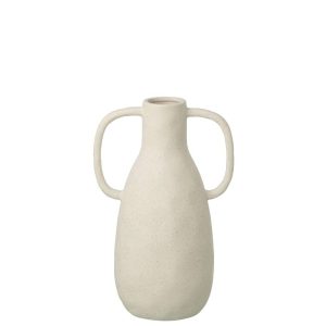 VASE JODI STONEWARE OFF-WHITE SMALL