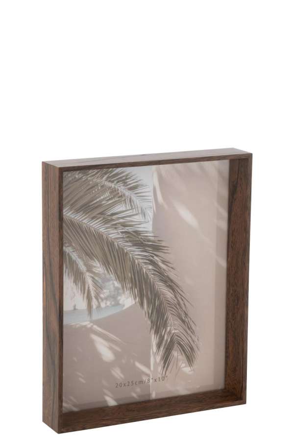 PHOTO FRAME MOIRA MDF BROWN LARGE