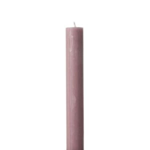 Kronelys rustikk maxi 45 Gammelrosa 29cm