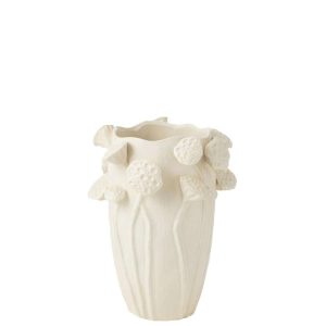 VASE BOTANICA LOTUS POD CLAY BEIGE SMALL