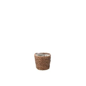 FLOWERPOT UBEDA JUTE/PLASTIC DARK NATURAL