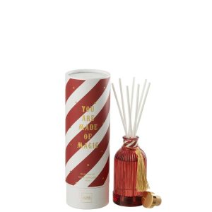 REED DIFFUSER MAGIC FRAGRANCE OIL WHITE/CORAL RED SMALL
