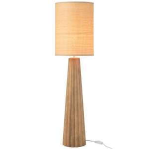 TABLE LAMP UMBRELLA AILANTHUS WOOD NATURAL LARGE