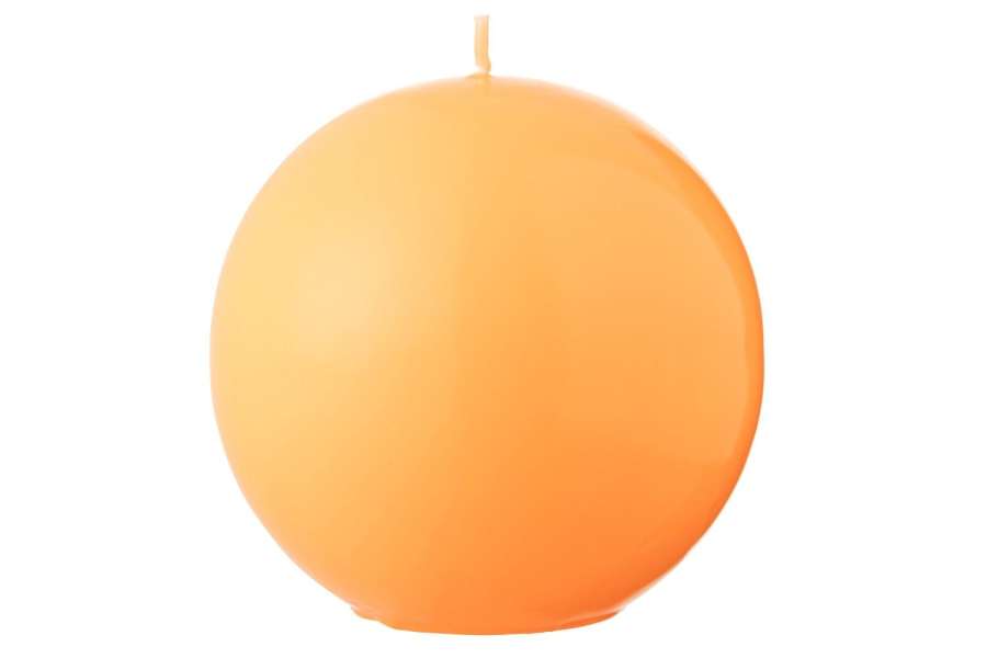 CANDLE BALL WAX FLUO ORANGE-50 HOURS
